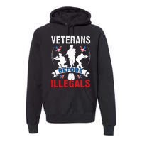 Veterans Before Illegal 4th Of July USA Soldier American Premium Hoodie