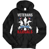 Veterans Before Illegal 4th Of July USA Soldier American Tie Dye Hoodie