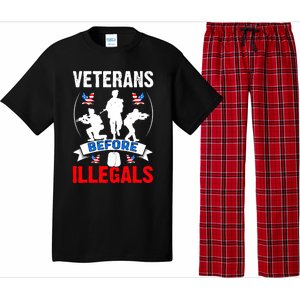 Veterans Before Illegal 4th Of July USA Soldier American Pajama Set