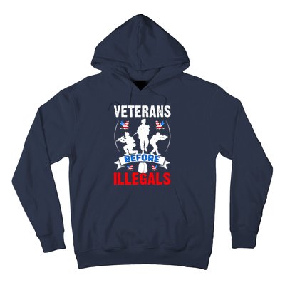 Veterans Before Illegal 4th Of July USA Soldier American Hoodie