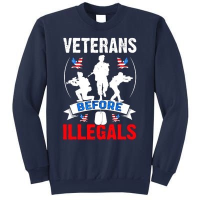 Veterans Before Illegal 4th Of July USA Soldier American Sweatshirt