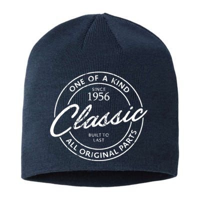 Vintage Born In 1956 Birthday Gift Sustainable Beanie