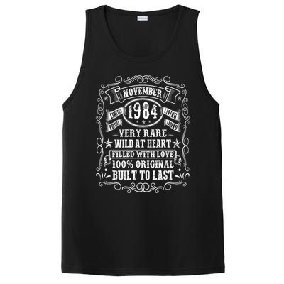 Vintage Born In November 1984 40th Birthday 40 Years Old PosiCharge Competitor Tank