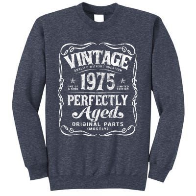 Vintage Born In 1975 Perfectly Aged Birthday Sweatshirt