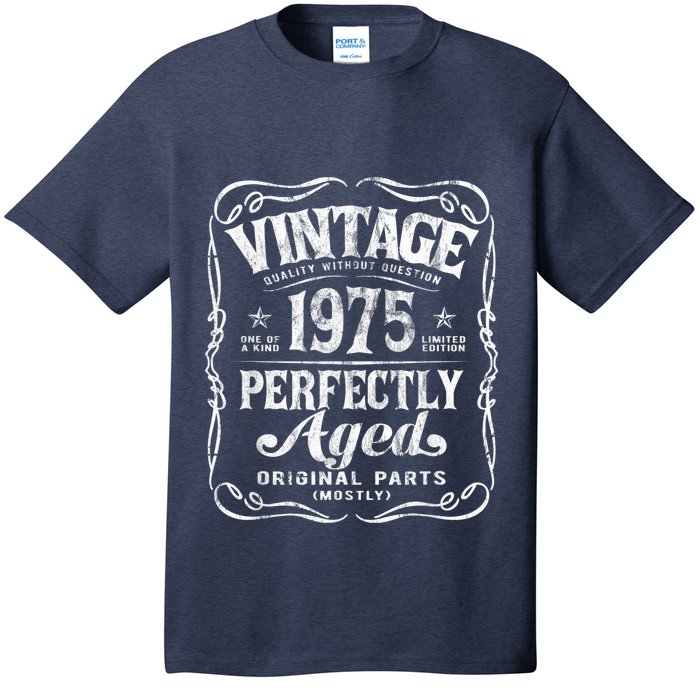 Vintage Born In 1975 Perfectly Aged Birthday T-Shirt