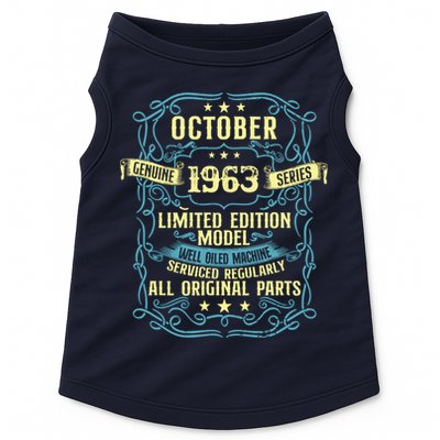 Vintage Born In October 1963 Birthday Doggie Tank