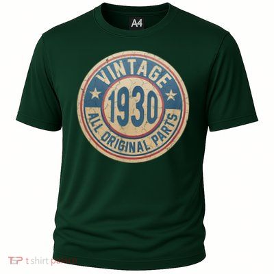 Vintage Born In 1930 Original Parts Classic 95th Birthday Performance Shirt