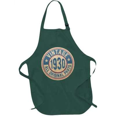 Vintage Born In 1930 Original Parts Classic 95th Birthday Apron