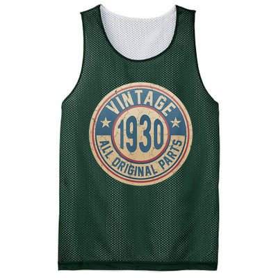 Vintage Born In 1930 Original Parts Classic 95th Birthday Mesh Reversible Basketball Jersey Tank