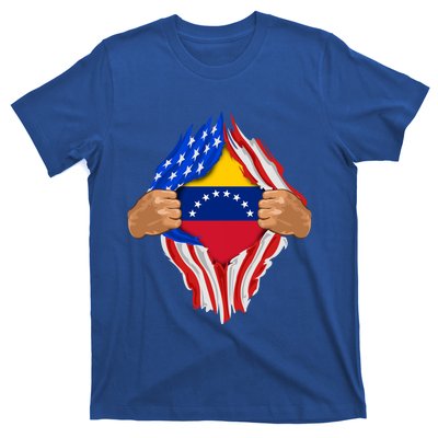 Venezuelan Blood Inside Me Venezuela Flag Gift T-Shirt