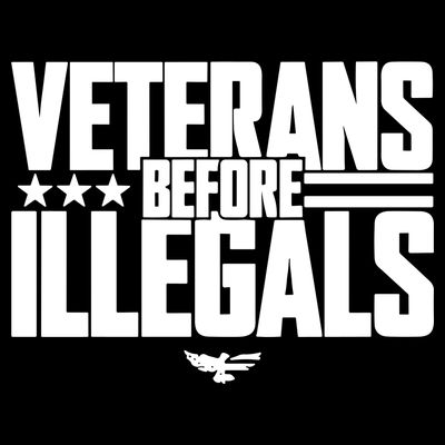 Veterans Before Illegals T-Shirt
