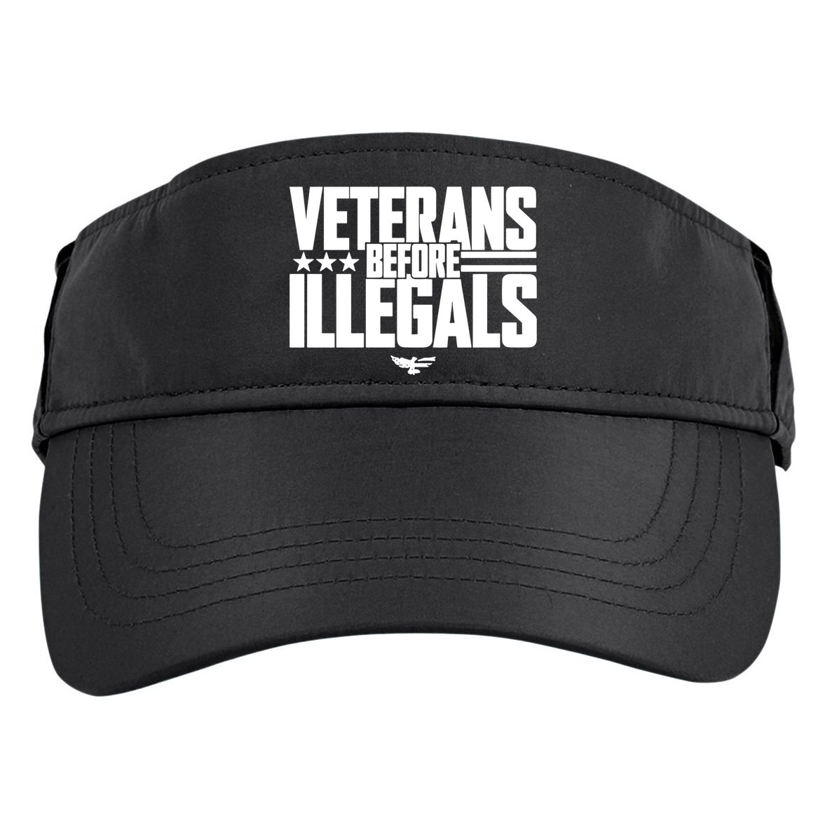Veterans Before Illegals Adult Drive Performance Visor