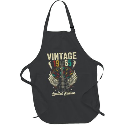 Vintage Born In 1965 60th Birthday Gifts 60 Years Old Guitar Gift Apron