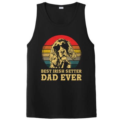 Vintage Best Irish Setter Dad Ever Dog Lovers Gift PosiCharge Competitor Tank