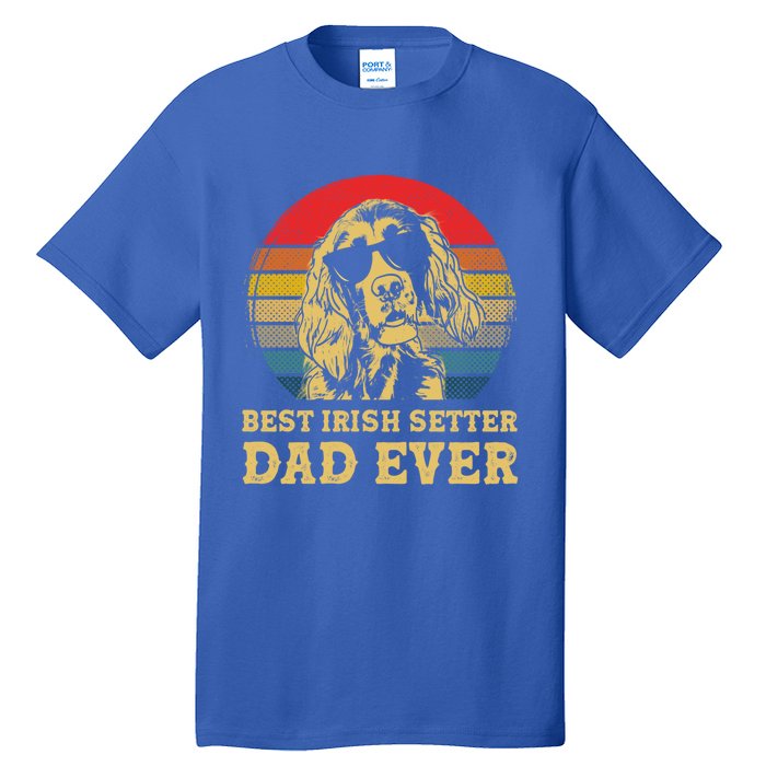 Vintage Best Irish Setter Dad Ever Dog Lovers Gift Tall T-Shirt