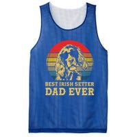 Vintage Best Irish Setter Dad Ever Dog Lovers Gift Mesh Reversible Basketball Jersey Tank