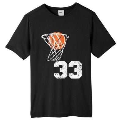 Vintage Basketball Jersey Number 33 Player Number Tall Fusion ChromaSoft Performance T-Shirt