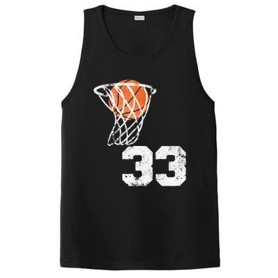 Vintage Basketball Jersey Number 33 Player Number PosiCharge Competitor Tank