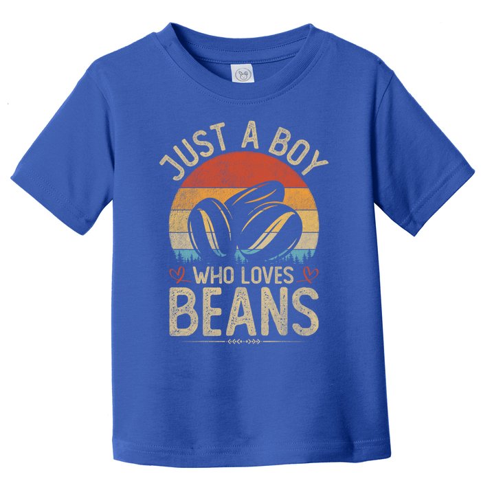 Vintage Beans Just A Who Loves Beans S Cool Gift Toddler T-Shirt