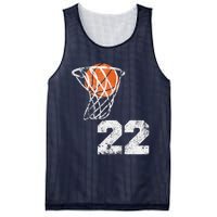 Vintage Basketball Jersey Number 22 Player Number Mesh Reversible Basketball Jersey Tank