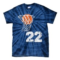 Vintage Basketball Jersey Number 22 Player Number Tie-Dye T-Shirt