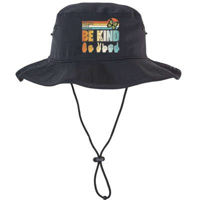 Vintage Be Kind Sign Langage Bucket Hat