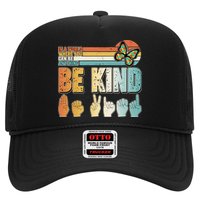 Vintage Be Kind Sign Langage Trucker Hat