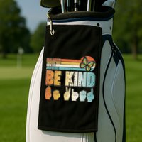 Vintage Be Kind Sign Langage Golf Towel