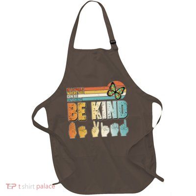 Vintage Be Kind Sign Langage Apron
