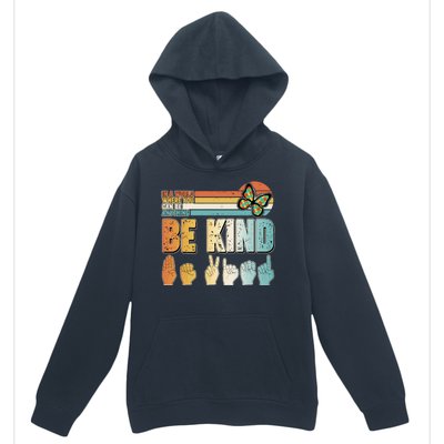 Vintage Be Kind Sign Langage Urban Pullover Hoodie