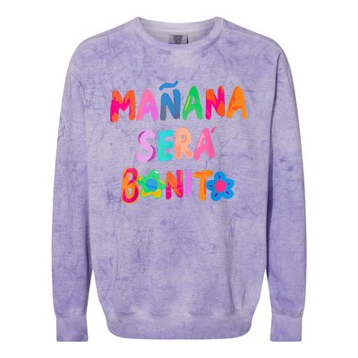 Vintage Birthday Karols Manana G Sera Bonitos Lover Colorblast Crewneck Sweatshirt