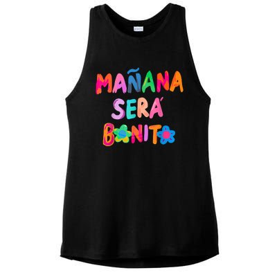 Vintage Birthday Karols Manana G Sera Bonitos Lover Ladies PosiCharge Tri-Blend Wicking Tank