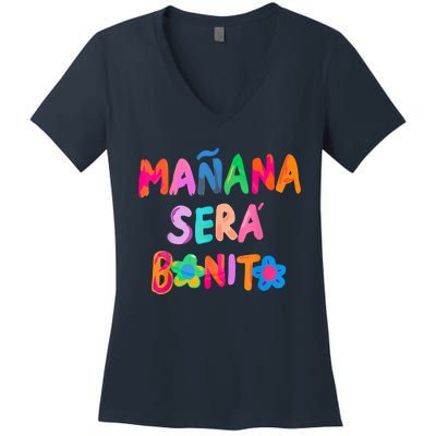 Vintage Birthday Karols Manana G Sera Bonitos Lover Women's V-Neck T-Shirt