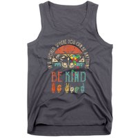 Vintage Be Kind Kindness For Women Autism Awareness Gift Tank Top