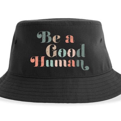 Vintage Be Kind Kindness Sustainable Bucket Hat