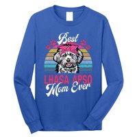 Vintage Best Lhasa Apso Mom Ever Gift Long Sleeve Shirt