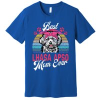 Vintage Best Lhasa Apso Mom Ever Gift Premium T-Shirt