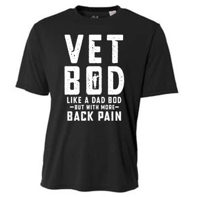 Vet Bod Like A Dad Bod Cooling Performance Crew T-Shirt