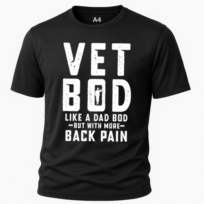 Vet Bod Like A Dad Bod Cooling Performance Crew T-Shirt
