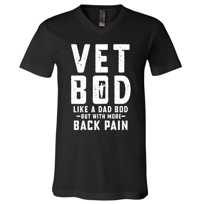 Vet Bod Like A Dad Bod V-Neck T-Shirt