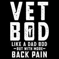 Vet Bod Like A Dad Bod Button