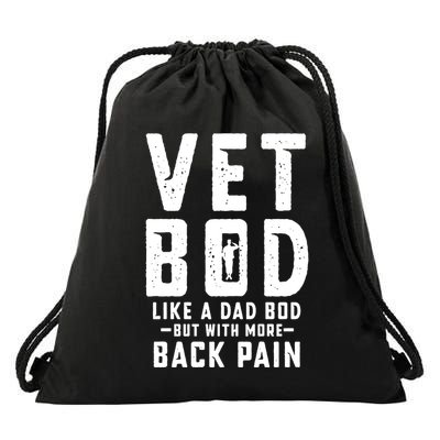 Vet Bod Like A Dad Bod Drawstring Bag