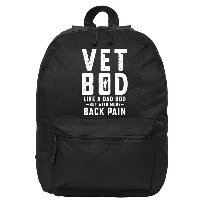 Vet Bod Like A Dad Bod 16 in Basic Backpack