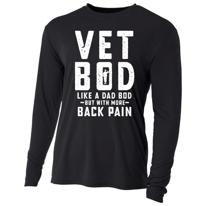 Vet Bod Like A Dad Bod Cooling Performance Long Sleeve Crew