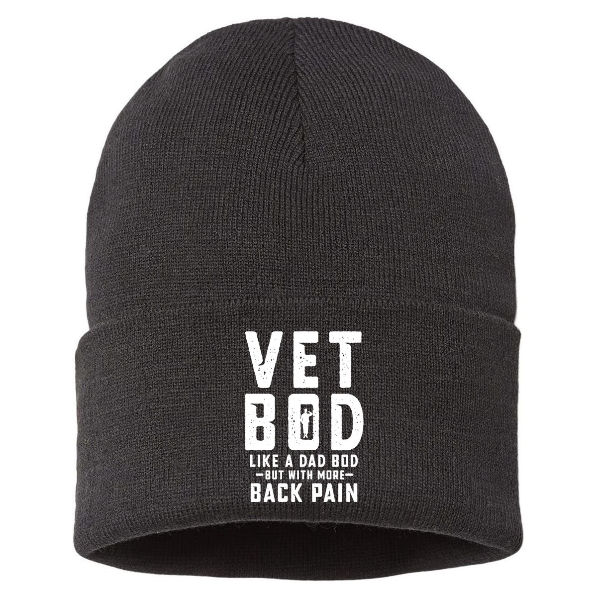 Vet Bod Like A Dad Bod Sustainable Knit Beanie