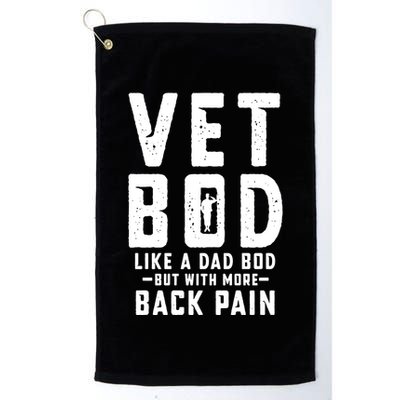 Vet Bod Like A Dad Bod Golf Towel