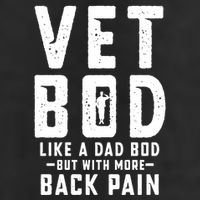Vet Bod Like A Dad Bod Golf Towel