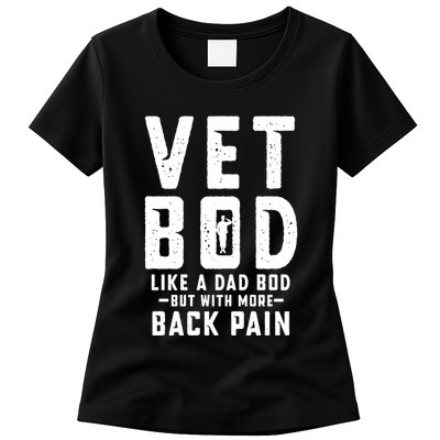 Vet Bod Like A Dad Bod Womens T-Shirt