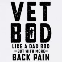 Vet Bod Like A Dad Bod Garment-Dyed Sweatshirt