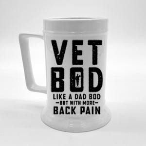 Vet Bod Like A Dad Bod Beer Stein